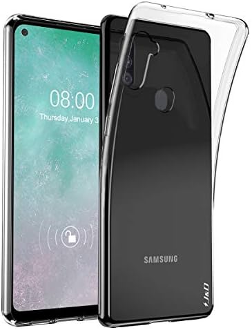 J&D Case Compatível para a caixa Samsung Galaxy A11, Ultra Slim Slim Lightweight Clear Resister Protetive Rubber Silicone Case para Galaxy A11 Tampa