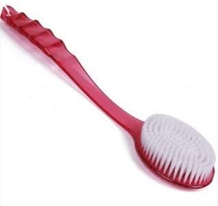 Escova de banho, pincel de banheira longa, pincel de cabelo macio nas costas traseiro esfregando escova de lavagem de limpeza escova