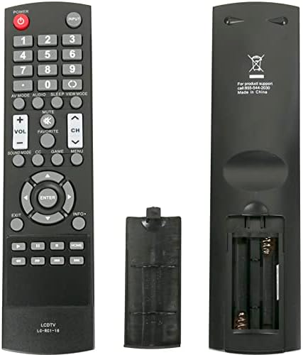 LC-RC1-16 LCRC116 Replace Remote Control fit for Sharp TV LC-50LB370U LC-32LB370U LC-32LB370 LC-32LB261U LC-42LB261U LC-50LB261U LC-32LB150U