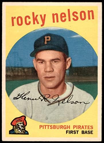 1959 Topps 446 Rocky Nelson Pittsburgh Pirates Ex/Mt Pirates
