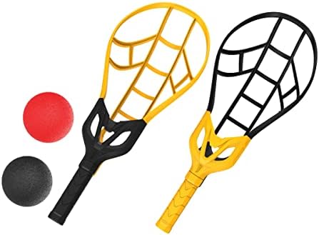 Wham-O Horário de jogo TRAC-Ball | 2 raquetes e 2 bolas de ação aérea | Jogo ao ar livre para crianças e adultos de todos | Tracball