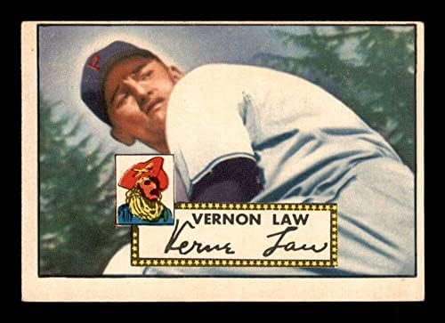 81 Lei Vern - 1952 Topps Baseball Cards classificados VGEX - Baseball Slabbed Cartões vintage autografados