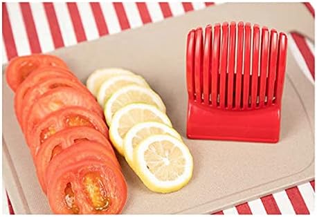 Tansoo Multryuse Slicer, Slicer de tomate multiuso, fator multifuncional, design para tomates cortados, batatas, limão, pomelo, kiwi e frutas redondas.