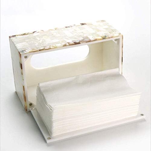 ASDFGH Creative Retangular Tissue Box Tampa, Tecidos de Banho Decorativo Suporte de Guardana
