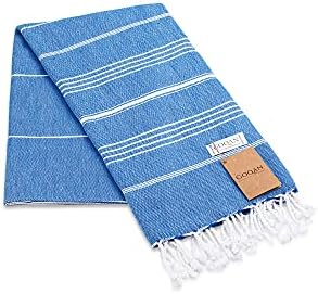 RealGrandBazaar Toalhas turcas da sorte Towels de praia%100 algodão - pré -lavado, sem isca, seco rápido, macio 39x71 'grande