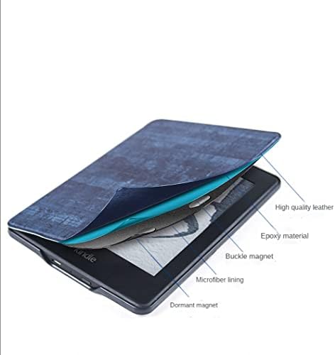 Case compatível com o Kindle All-New 10th Generation 2019, a capa de comprimido de proteção e leitora de couro inteligente
