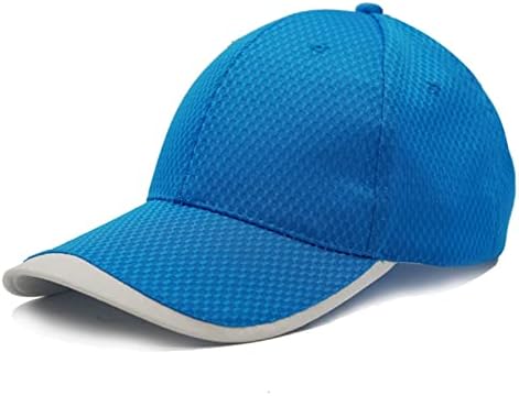Casual Capas de beisebol feminino masculino Caps de gaiola elegante e elegante Capfeta de gorro com teto de chapéu de caminhada de filtro solar viseira