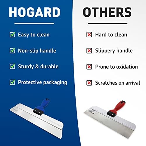 Hogard 24 Faca de gravação profissional | Lâmina de aço inoxidável premium com um aperto suave | Melhor ferramenta de gravação de drywall