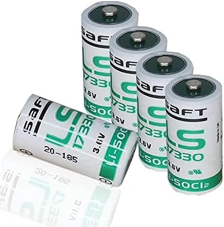 WELLVEUS 5PCS LS17330 BATERIA PARA SAFT LS17330 TAMANHO 2/3A 3,6V BATERIA DE LITHIUM DE LIME