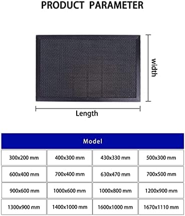 Alumínio de Tabela de Mapar-L facido em favo de mel, para Co2 Laser Gravador Cutter CNC Router de gravura, 500 x 700mm