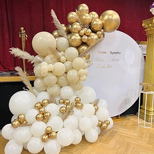 Decorações de graduação Classe de 2023-4 PCs Balões de graduação em ouro branco com luzes, decorações de festa de formatura