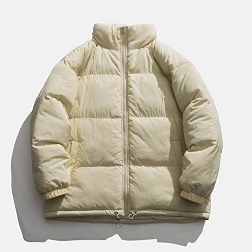 USyfakgh masculino masculino casacos de inverno para baixo casaco de inverno impermeável casaco de esqui de espessura quente de