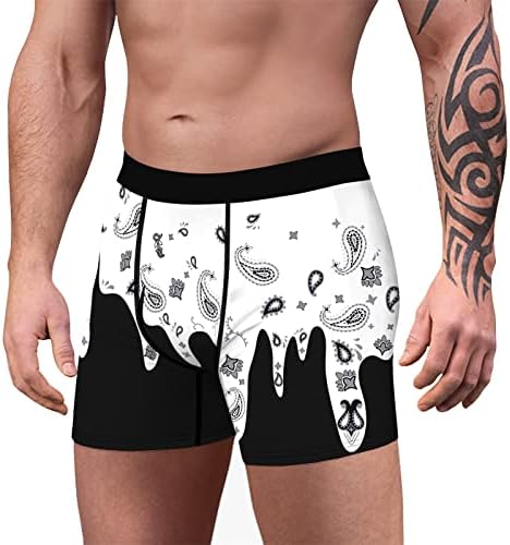 Grandes e altos roupas íntimas para homens romances de jovens masculinos de impressão de padrões de boxe de boxe de calcinha boxers homens boxers