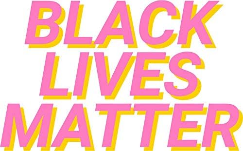 Black Lives Matter Vinil Vinil Decalel de parede de parede Bumper Adtenhor 5