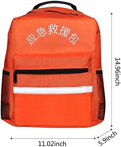 Nachen Saco de primeiros socorros vazios Backpack Travel Supplies Medical Organizer Bag Organizador Conveniente do Kit de Segurança Para Família ao ar livre Caminhando Camping Cargo de trabalho Local de trabalho