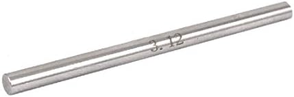 X-Dree 3,12mm Dia 50mm Comprimento do tungstênio carboneto Medição de medidor de medidores WAIXA DE CILINDRO (3,12 mm diámetro