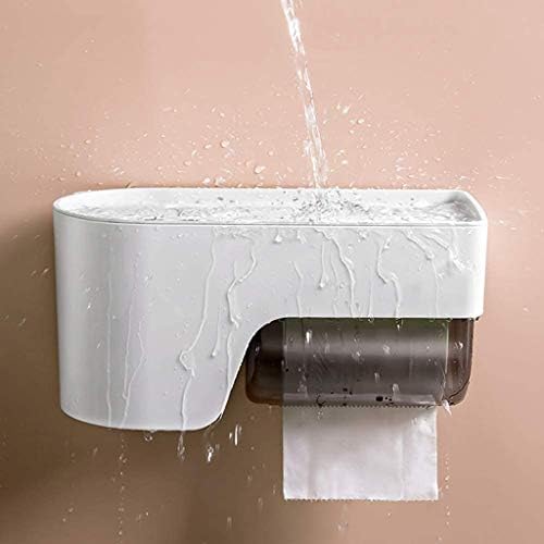 Bandeja de papel higiênico de banheiro zldxdp, papel de papel de papel do suporte à prova d'água sem pancada