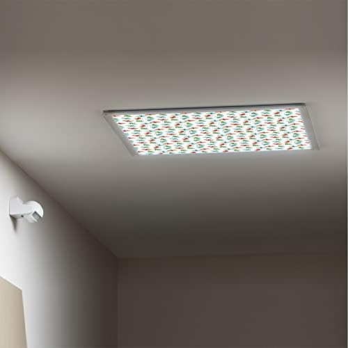 Tampas de luz fluorescentes para a aula da sala de aula-dragonfly filtros de luz-luz do teto teto LED tampas de luz-2