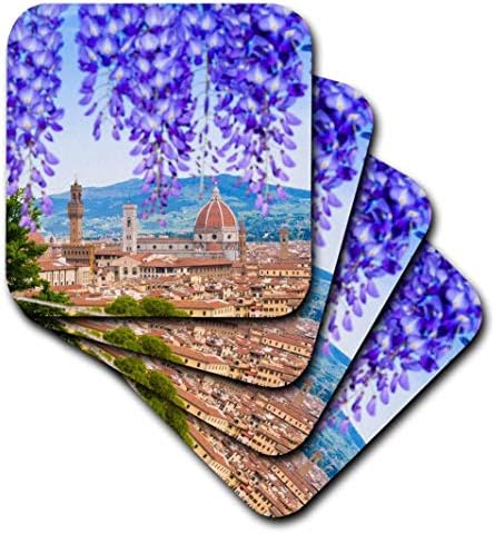 3d Rose City Center de Florence-Firenze-Unesco-Toscany-Italy Mobases, multicoloria