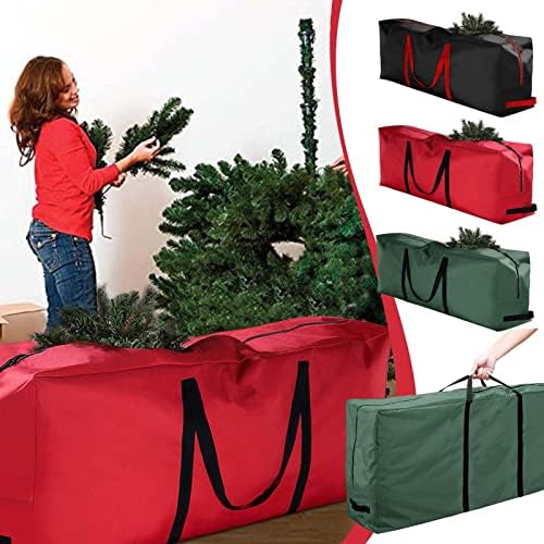 Muduh Christmas Tree Storage Bag, saco de armazenamento portátil de 1pc grande oxfords saco de armazenamento de pano para a árvore de Natal 21 x15 x48
