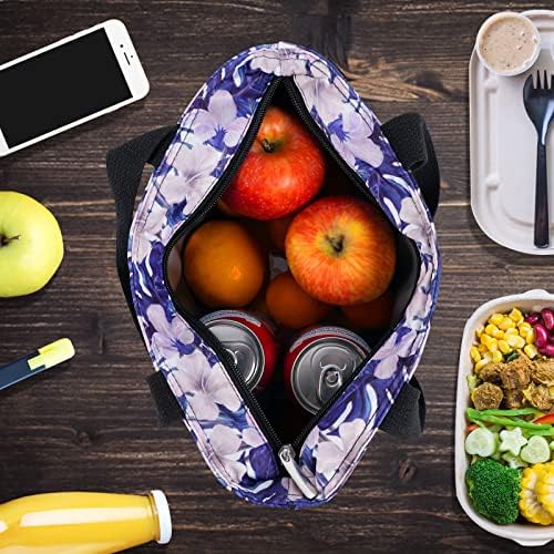 MOV compra lanch saco feminino bolsa de almoço de almoço Bolsa de almoço isolada de almoço com bolsa de zíper removível para