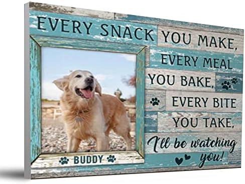 Impressões personalizadas de lona, ​​foto personalizada para animais de estimação, perda de simpatia de cães, presente de estimação