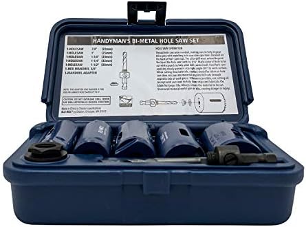 Disston E0103111 Blu-Mol Bi-Mol Burs Sraw Kits, kit de 7 peças Handyman