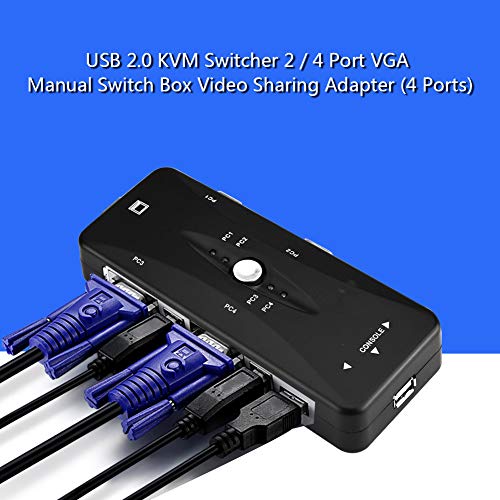 Switch USB KVM, switch, alto desempenho para videogames