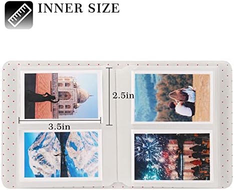 O álbum de fotos Tonylaijiantao 64 Pocket Mini é adequado para Fuji Instant Mini 70 7S 8 8+ 9 11 25 50S 90, Polaroid Snap Snaptouch