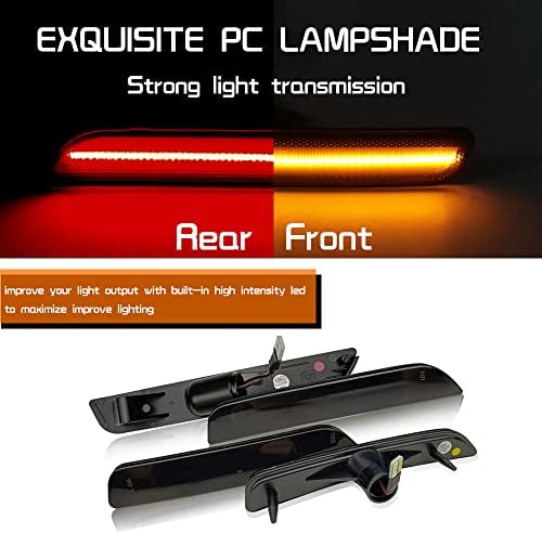 TONSYA PARA 2010 2012 2012 2013 2014 2015 Chevrolet Camaro traseiro traseiro marcador lateral Luzes âmbar e LED de LEDs vermelhos