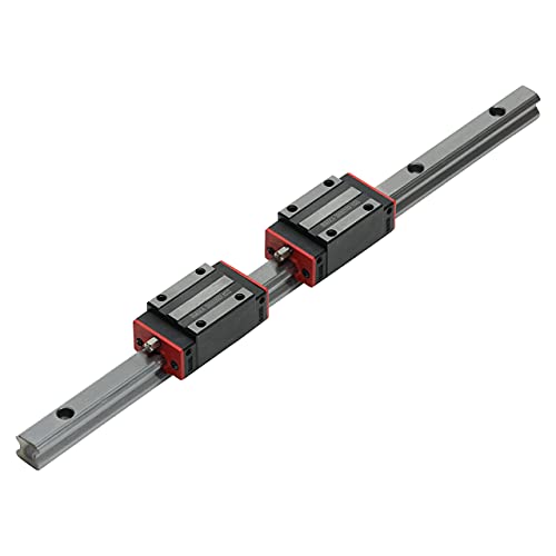 Mssoomm Square Linear Motion Guideway Rail HSR35-56,69 polegada / 1440mm +2pcs Cr Bloco deslizante de transporte de rolamento para máquina CNC e projeto DIY