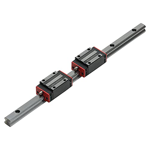 Mssoomm Square Linear Motion Guideway Rail HSR35-56,69 polegada / 1440mm +2pcs Cr Bloco deslizante de transporte de