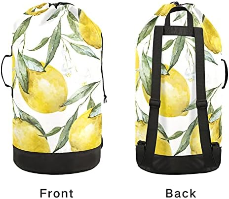 Bolsa de lavanderia com alças com alças de lavanderia Backpack Backpack Fechamento de cordão de tração de tração para pendurar para o Camp College Domorm Essentials Travel