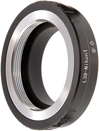 Adaptador de montagem de lentes FOTGA para Leica L39 M39 Lente de montagem rosada de parafuso de 39 mm para Nikon 1 J1 J2 J3