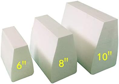 Alinsam Craft Foam Styrofoam Blocks Blocks Bolo manequim - 3 tamanho de bolsa de forma