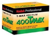 Kodak 400 TMAX Professional Black & White Film ISO 400, 36mm, 24 exposições