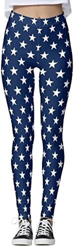 Miashui Business Roupfits for Women Independence Day for Women Print Mid Caists Yoga Pants for Women's Holiday Boxers Mulheres
