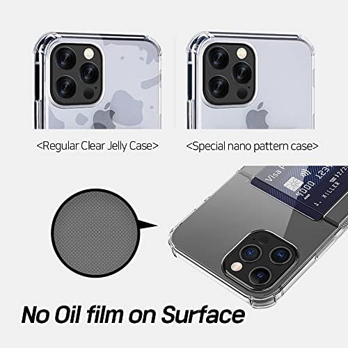 Roton para iPhone 13 Pro Case com suporte de cartão, capa de proteção e proteção à câmera, pára -choques protetores à prova