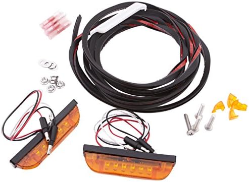 Bushwacker Kit de luz LED de 2 fios para Fender Fender Flares | PK1-LT1-0001 | 1999-2022 Universal