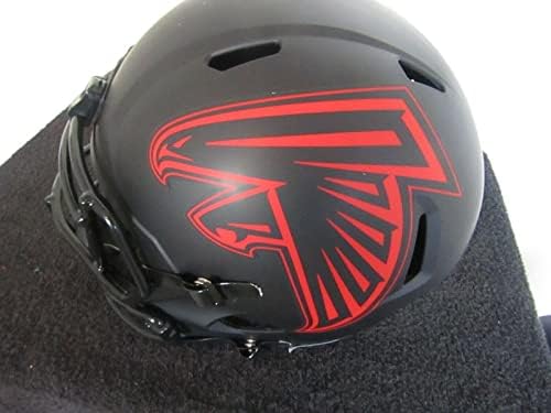 Michael Vick assinou o capacete de tamanho completo da NFL Atlanta Falcons com autenticação JSA