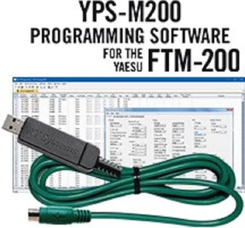Software de programação FTM-200DR e cabo USB para o rádio digital Yaesu FTM-200dDual