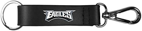 Siskiyou Sports NFL Philadelphia Eagles Ballet Wallet & Strap Key Chain, Black, One Tamanho