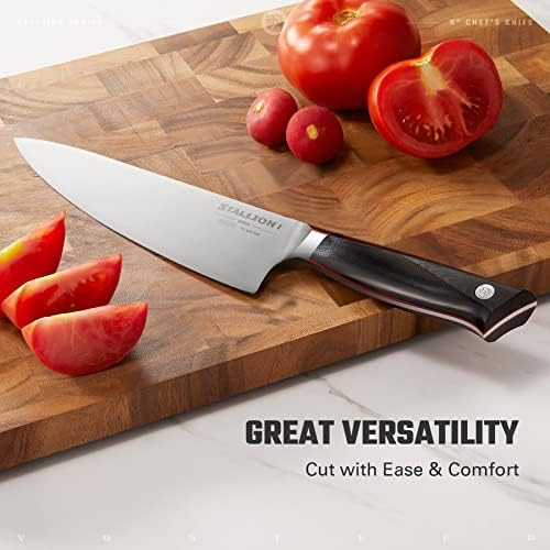 Conjunto de facas de faca de aço japonês de 3 a 8 polegadas, faca de utilitário/cozinha de 5 polegadas e faca de paring de 3,5 para cozinha