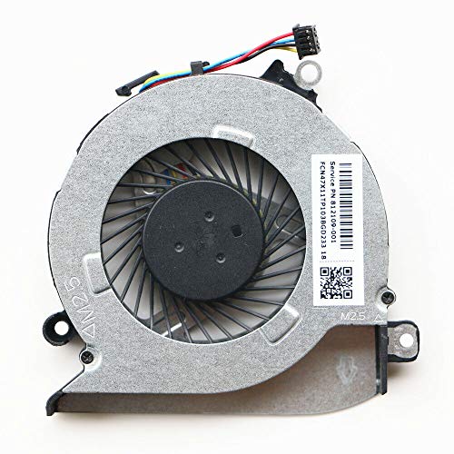 UNKKS NOVO Ventilador de resfriamento da CPU para HP Pavilion 15-AB 14-AB 15Z-A 17-G 17-G015DX 17-G100 17-G101DX 17-G179NB 17-G053US 15-AB273CA 15T-AB200, P/N: 812111-001 812109 -001 816119-001 TPN-Q158