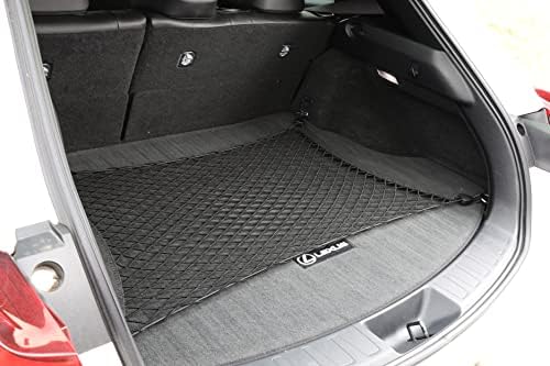 Floor Style Automotive Elastic Trunk Mesh Cargo Net para Lexus Ux F Sport Luxury 2019-2023 - Organizador e armazenamento de troncos premium - rede de bagagem para crossover - Melhor organizador de carros para Lexus UX