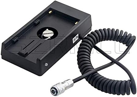 SZRMCC BMPCC 4K Câmera de Cinema Blackmagic 4K DC 12V Adaptador de placa de montagem de alimentação para Sony NP-F970 F960 F770 F750 F570 F550 Bateria