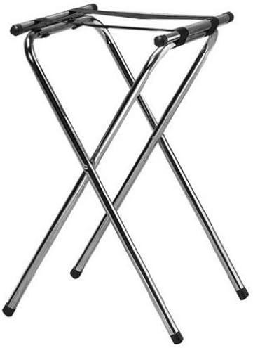 American Metalcraft Polished Chrome Deluxe Metal Bandey Stand