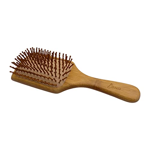 6 em 1 de madeira de bambu natural de bambu e escova de cabelo e penteado por Beaverstrong