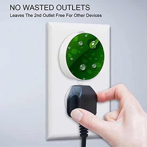 2 Pacote de plug-in Nightlight LED Night Light com sensor do anoitecer para o amanhecer para o quarto das crianças, viveiro,