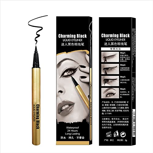 Otfmvch Mini Eyeliner Eyeliner Lápis Black Eyeliner lápis Holds Makeup não é fácil de colorir o liner de maquiagem de maquiagem